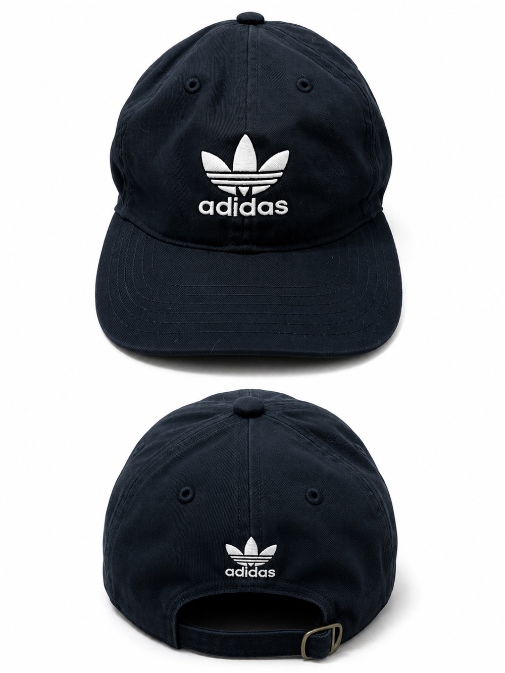 Adidas Originals‎ Trefoil Strapback Hat Black Adjustable Dad Cap